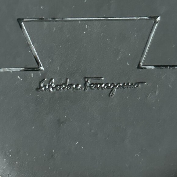 Mens Brown Leather Ferragamo Loafers Slip-Ons Designer Mens Shoes Sz 7.5 EE - Picture 8 of 16